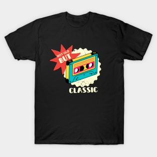 Not Old but Classic Retro Cassette Tape Sticker T-Shirt